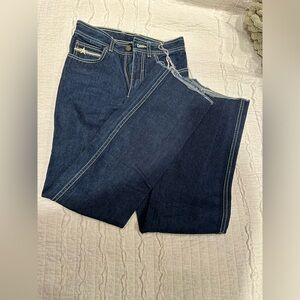 Vintage French Star straight leg jeans
